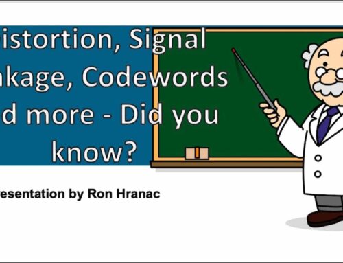 Distortion, Signal Leakage, Codewords and more – Did you know?