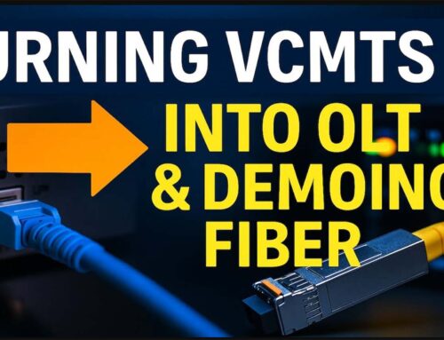 Turning My vCMTS into a PON OLT – Live Fiber Demo with multi-Gbps ONU Speed Test!